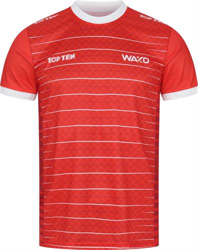 חולצת תחרות TOP TEN WAKO – Light Contact אדום