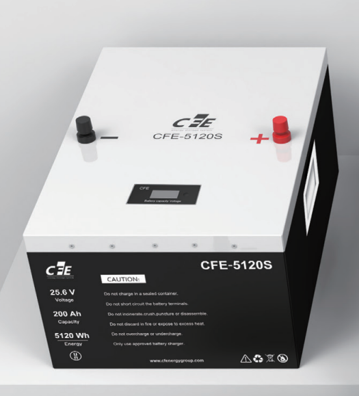 מצבר ליתיום 25.6V 200A מבית CFE
