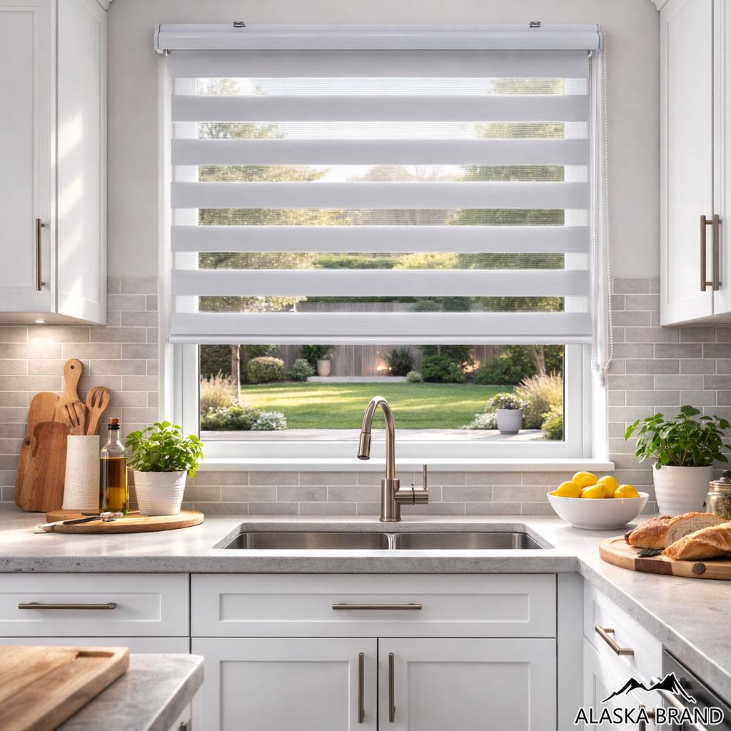 גלילה זברה אפור - פטנט קליק