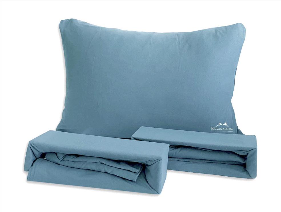 סדין ג'רסי טריקו צבע - פטרול ג'ינס + ציפית מתנה! ⭐מבצע ענקי⭐