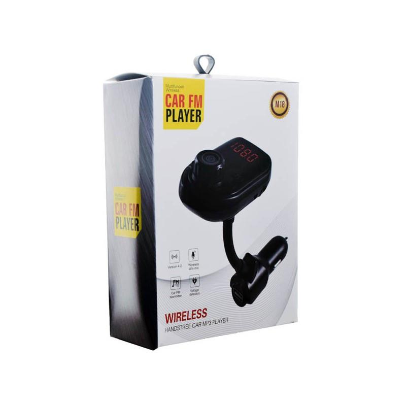 Bluetooth Car FM Modulator Fast Charger