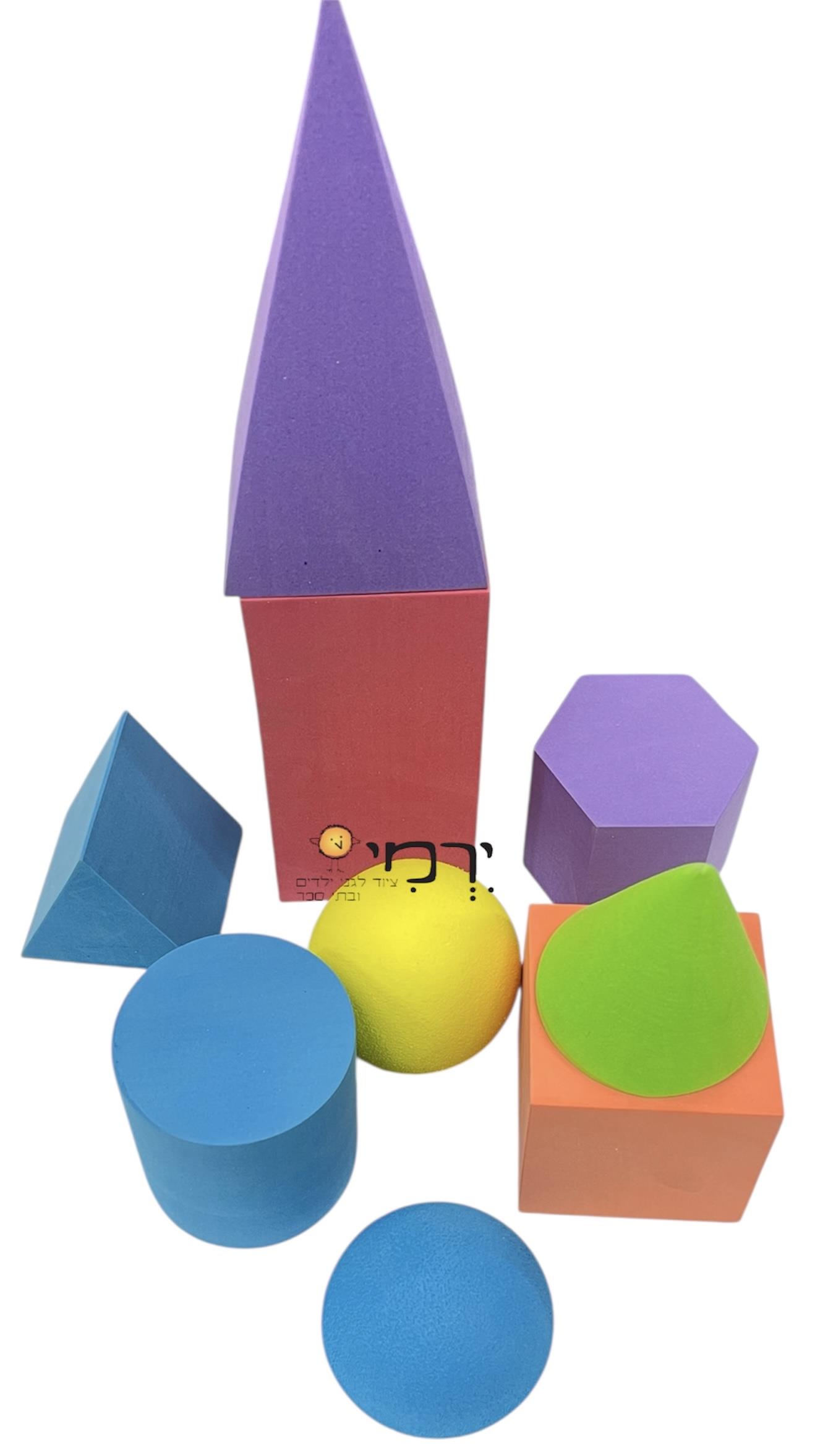 קוביות צורות הנדסיות EVA מארז
