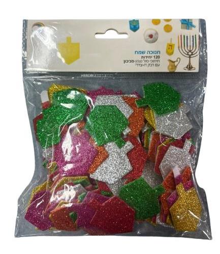 מגזרות סול נצנץ - סביבון + דבק דו"צ