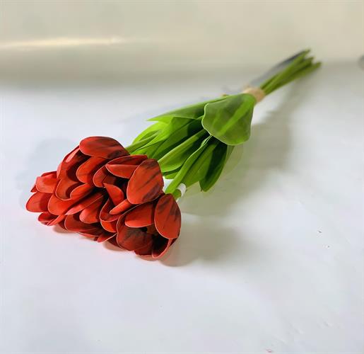 שושנים עם עלים אדום #1