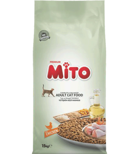 מיטו מזון לחתולים בוגרים 15 ק"ג MITO