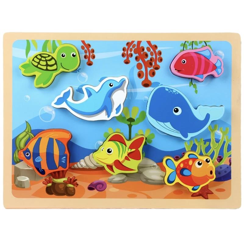 פאזל עץ חיות ים