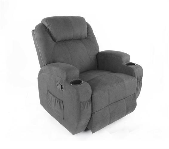 כורסאת טלוויזיה מתנדנדת מעוצבת יוקרתית דגם פרו צבע אפור