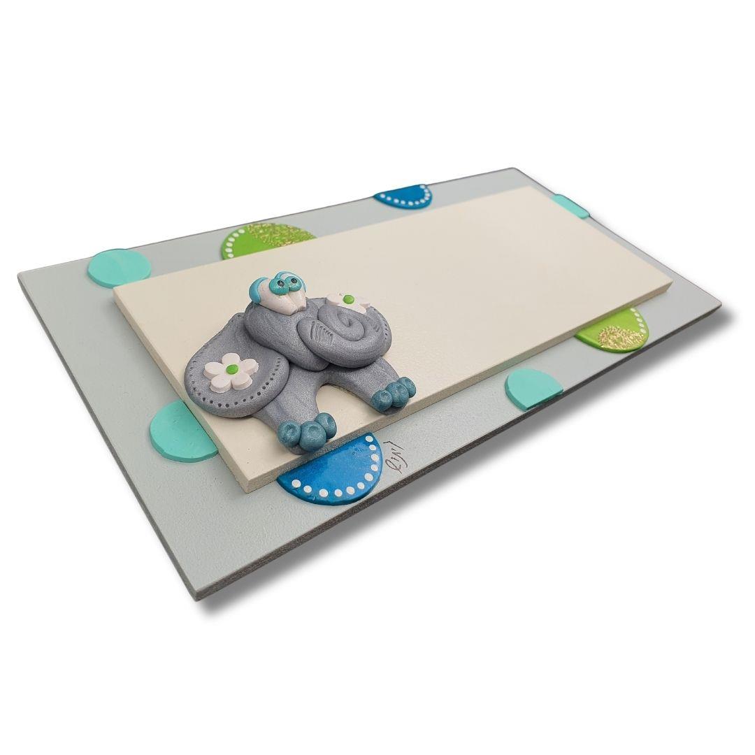 עיצוב חדר ילדים עם שלט פיל אפור, מתנה אישית ללידה או למעבר בית, עבודת יד. עיצוב חדר ילדים עם שלט פיל אפור, מתנה אישית ללידה או למעבר בית, עבודת יד.