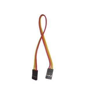 3 חוטים שזורים   twisted cable 10/15cm F-F