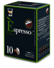 מארז קפסולות [10 יחידות 1.9₪ ליחידה] להכנת קפה אספרסו [ירוק] ארוך ואינטנסיבי (תואמות Nespresso)