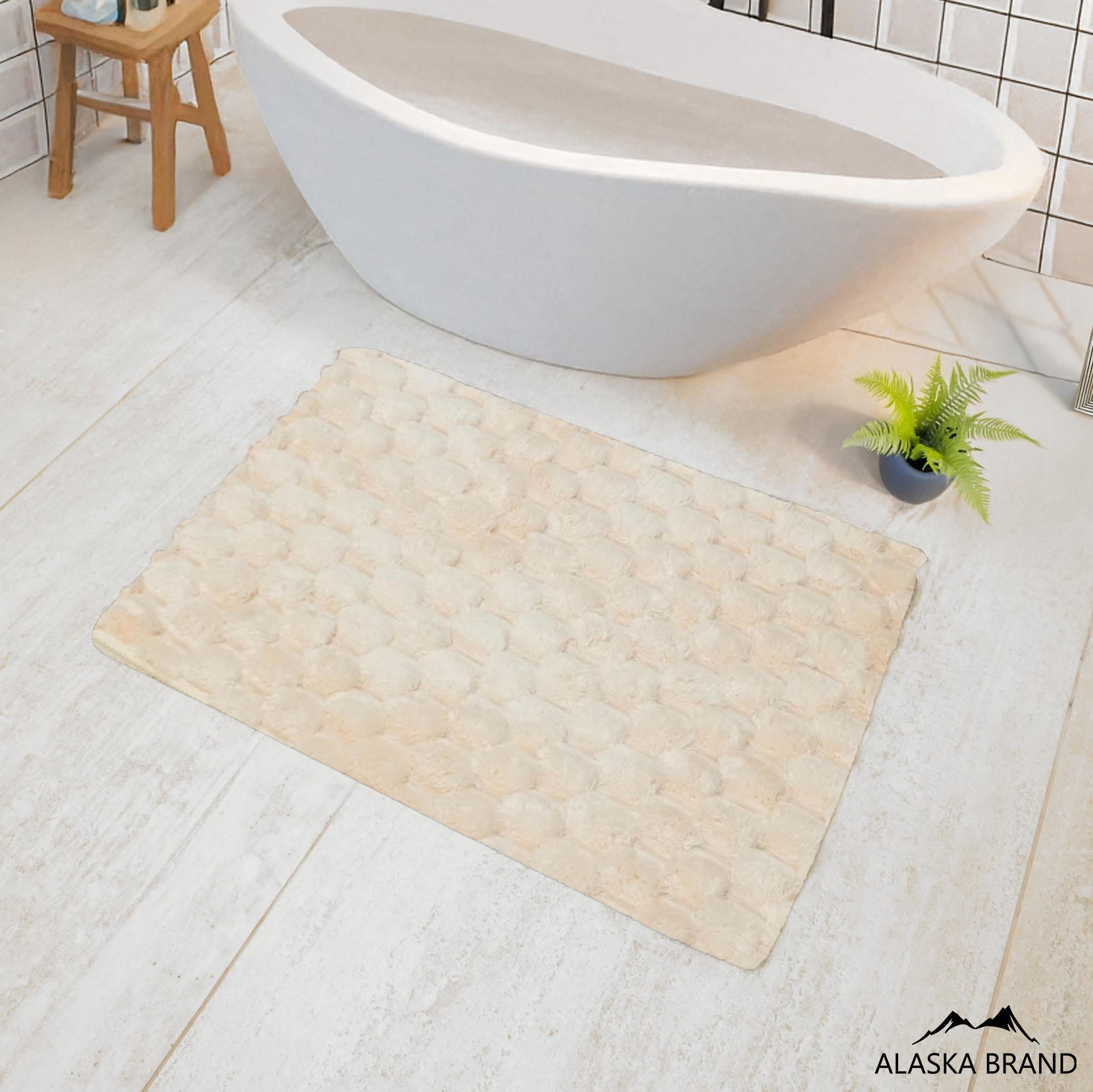שטיח אמבטיה אופנתי דגם - דניס | שמנת שטיח אמבטיה אופנתי דגם - דניס | שמנת