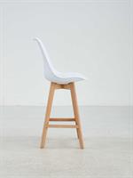 כסא בר מעוצב דגם פריז צבע לבן