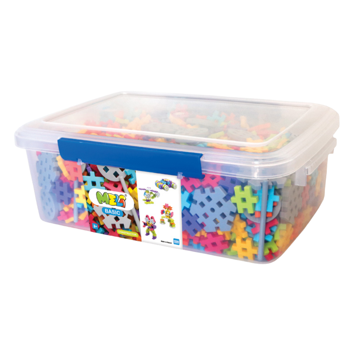 מלי MELI בייסיק BASIC ערכת גנים קונסטרקטור 1100 חלקים