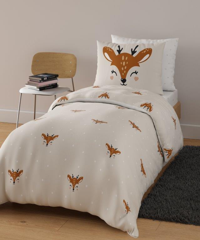 סט מצעים יחיד 100% כותנה דגם - אייל