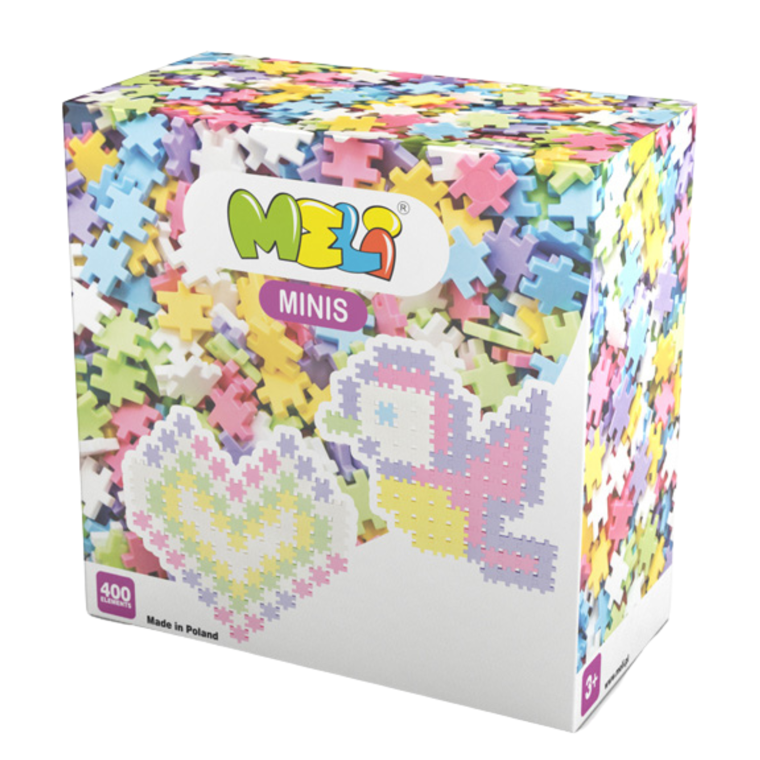 מלי MELI מיניס MINIS פסטל 400 חלקים מלי MELI מיניס MINIS פסטל 400 חלקים