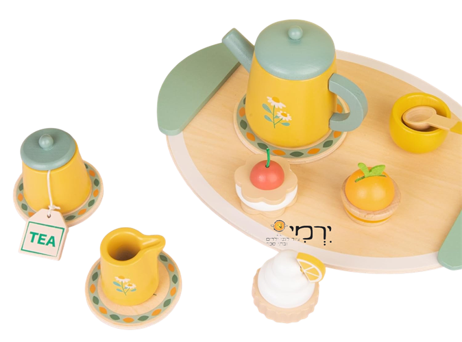 סט תה איכותי מעץ