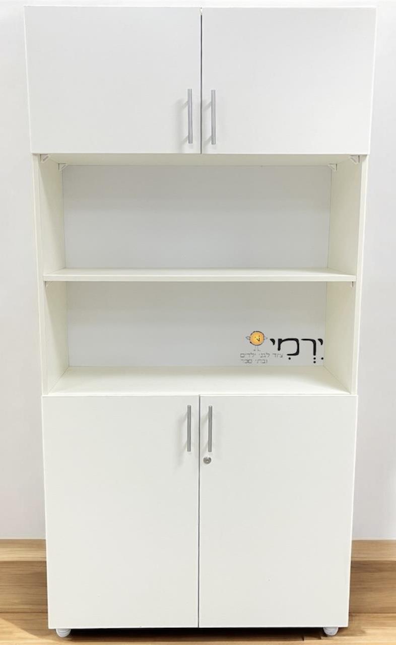 ארון אחסון 4 דלתות + מדפים