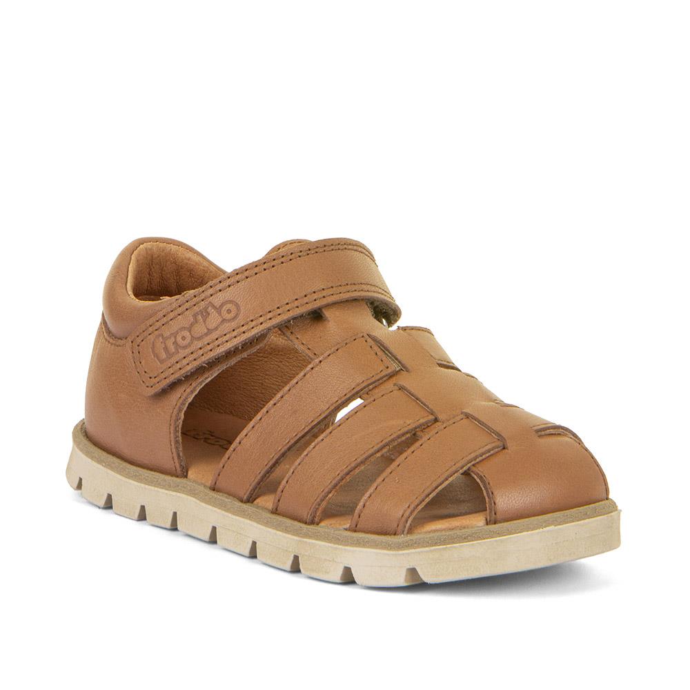 סנדלי בנים עור פרודו  FRODDO G3150287 COGNAC