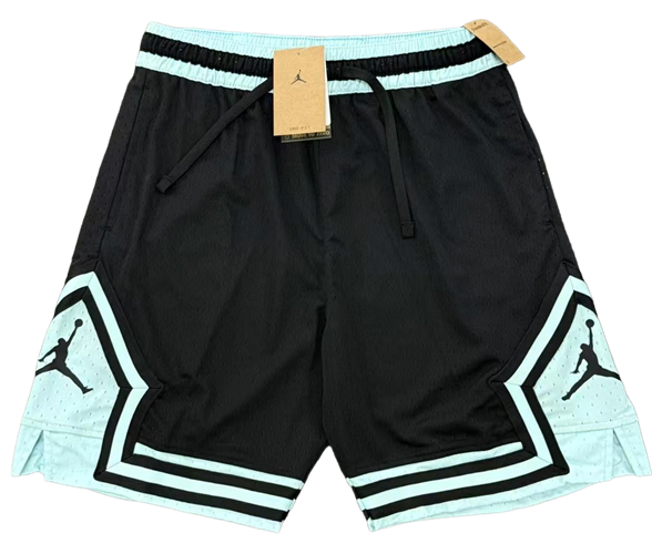 מכנסי אייר ג'ורדן Air Jordan שחור תכלת