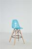 כסא בר מעוצב דגם קארין צבע כחול