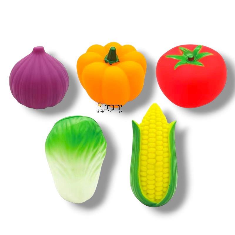 ירקות סיליקון רכים בשקית
