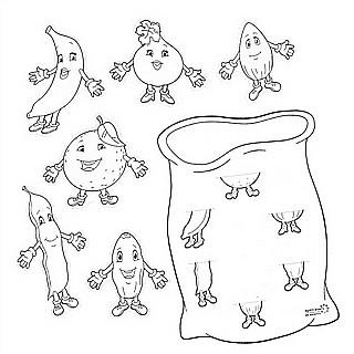 עבודת יצירה לצביעה שישה בשקיק אחד - 36 יח'