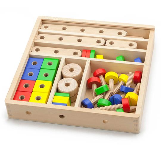 הברגת אום ובורג עץ איכותי