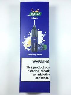 סיגריה אלקטרונית חד פעמית כ 5000 שאיפות Disposable 20mg Lian בטעם אוכמניות מלון Blueberry Melon