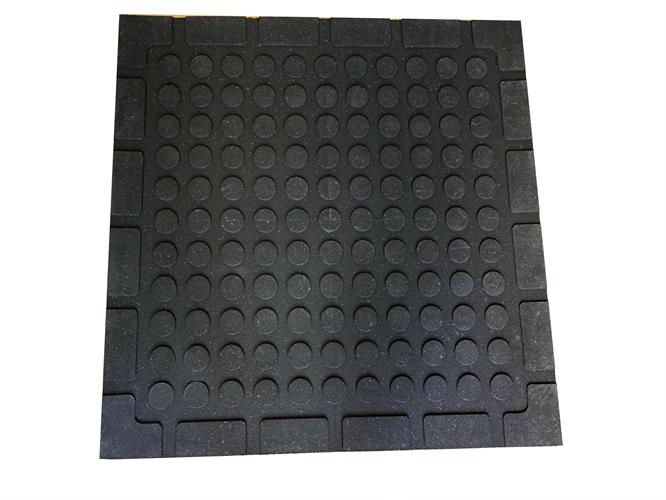 אריח גומי EPDM INTERLOCK מקצועי לחדר כושר 100*100*2 ס"מ