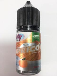 נוזל מילוי לסיגריה אלקטרונית Tasty Juice בקבוק 30 מ"ל בטעם משמש אייס APRICOT ICE