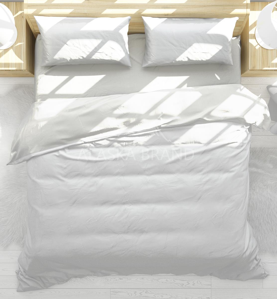 מצעים בתפזורת להרכבה 100% כותנה - לבן