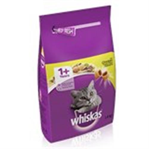  מזון יבש לחתולים מבוסס עוף 3.8 ק"ג Whiskas