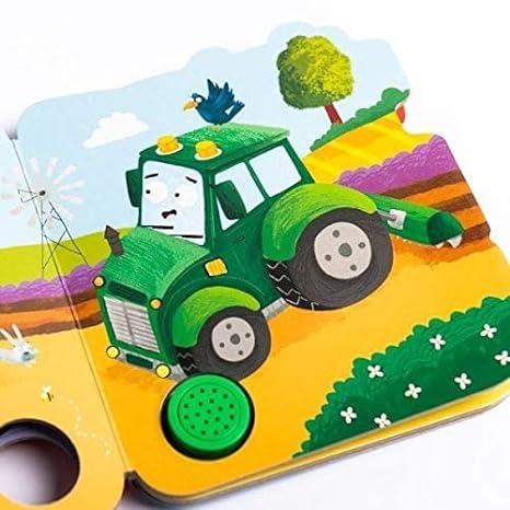 busy tractor- push the button for noisy reading fun