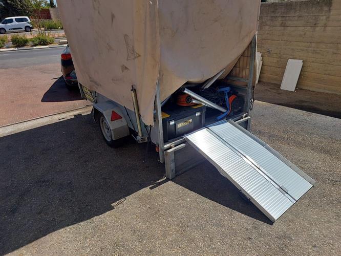 רמפה 1.2 מטר מתקפלת על 4 להעמסה ופריקה רוחב 73 סמ' קמפינג לייף