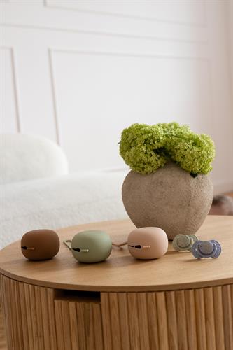 קופסת סיליקון למוצץ צבע קאמל