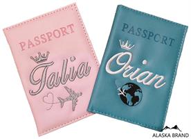 כיסוי דרכון עם רקמה אישית