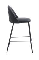 כסא בר מעוצב דגם דנמרק דמוי עור שחור