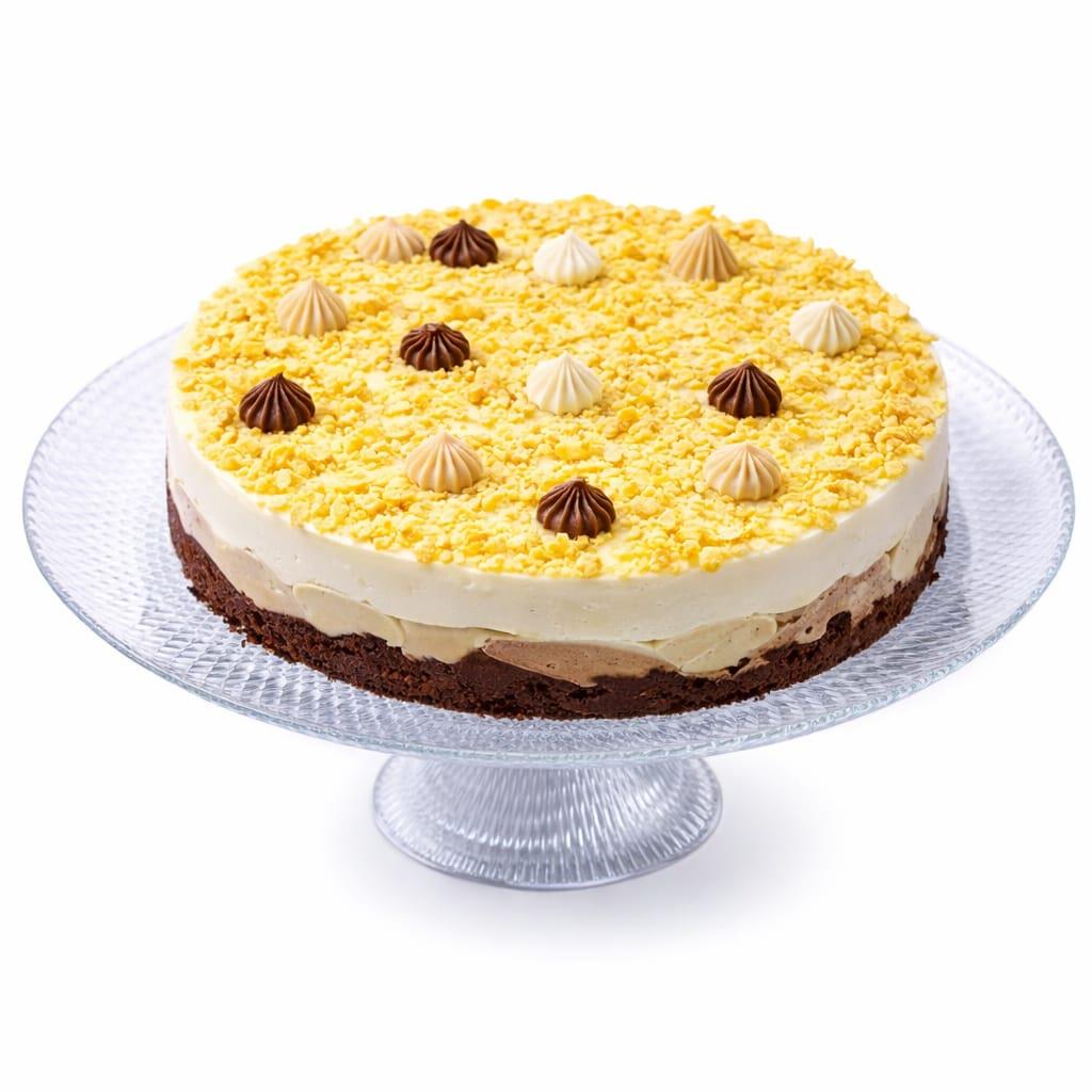 עוגת שוקולד לבן קורנפלקס- חלבי