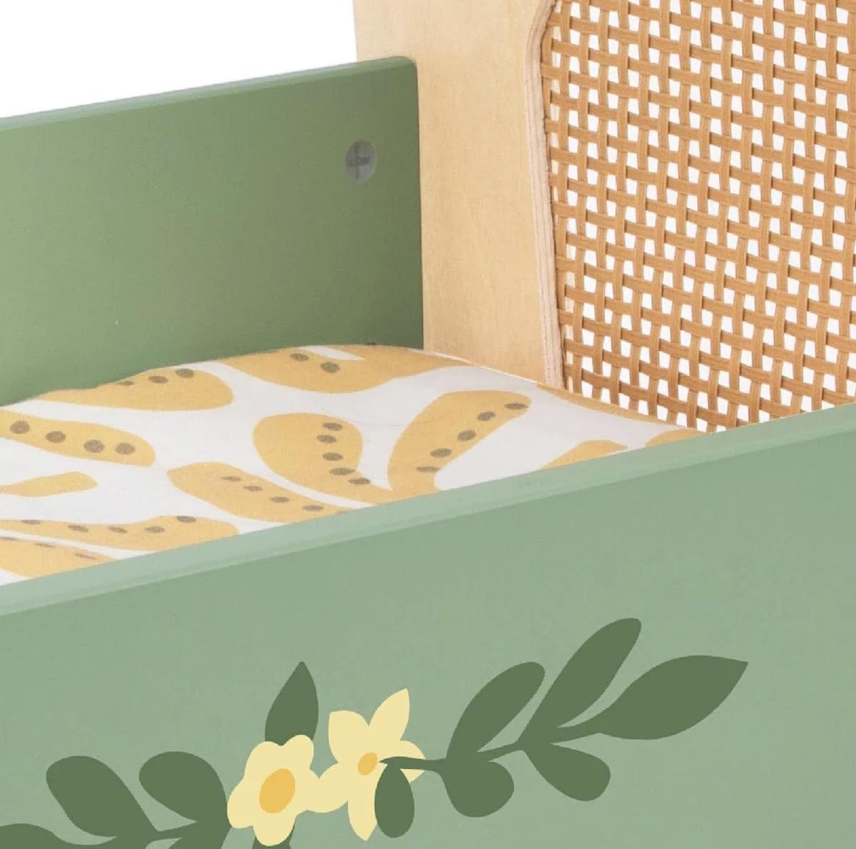 עריסת בובה עץ איכותי