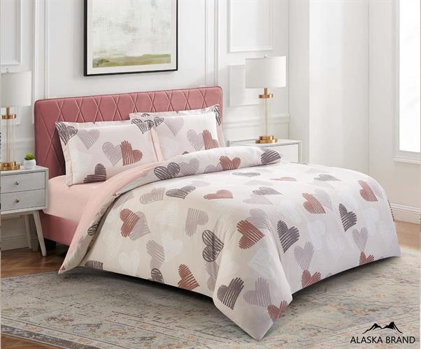 מצעי 100% כותנה רכה בצפיפות 200 חוט דגם ליבי | מבחר מידות