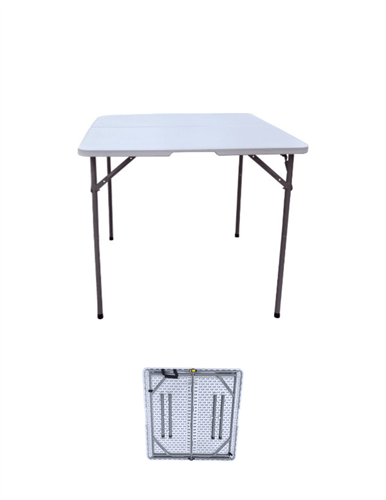 שולחן מתקפל מרובע 86/86 ס"מ