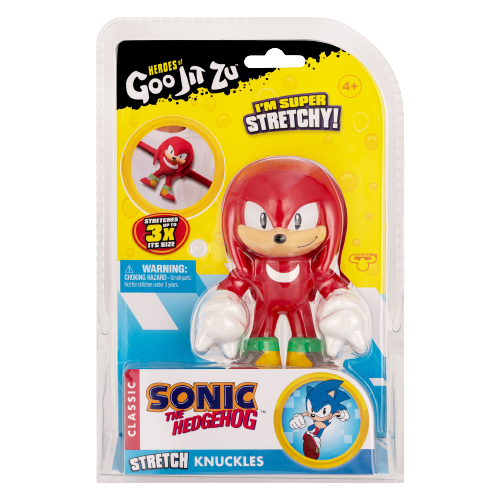 גו ג'יט זו - בובה נמתחת - סטרץ'  Sonic נאקלס הקיפודן - Goo Jit Zu