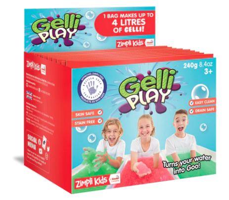 זימפלי Zimpli - ערכת משחק ג'לי Gelli Worlds - מארז 12 יחידות