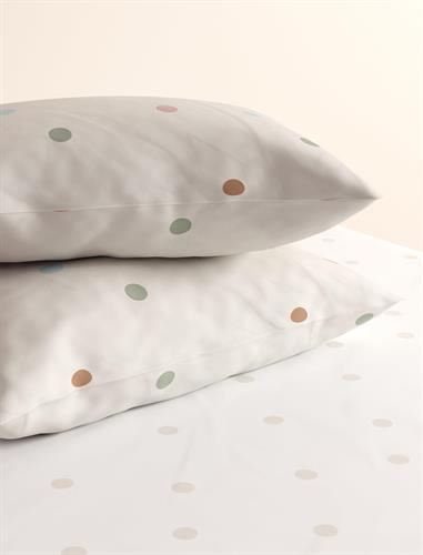 סט מצעים יחיד 100% כותנה דגם - בר ורוד