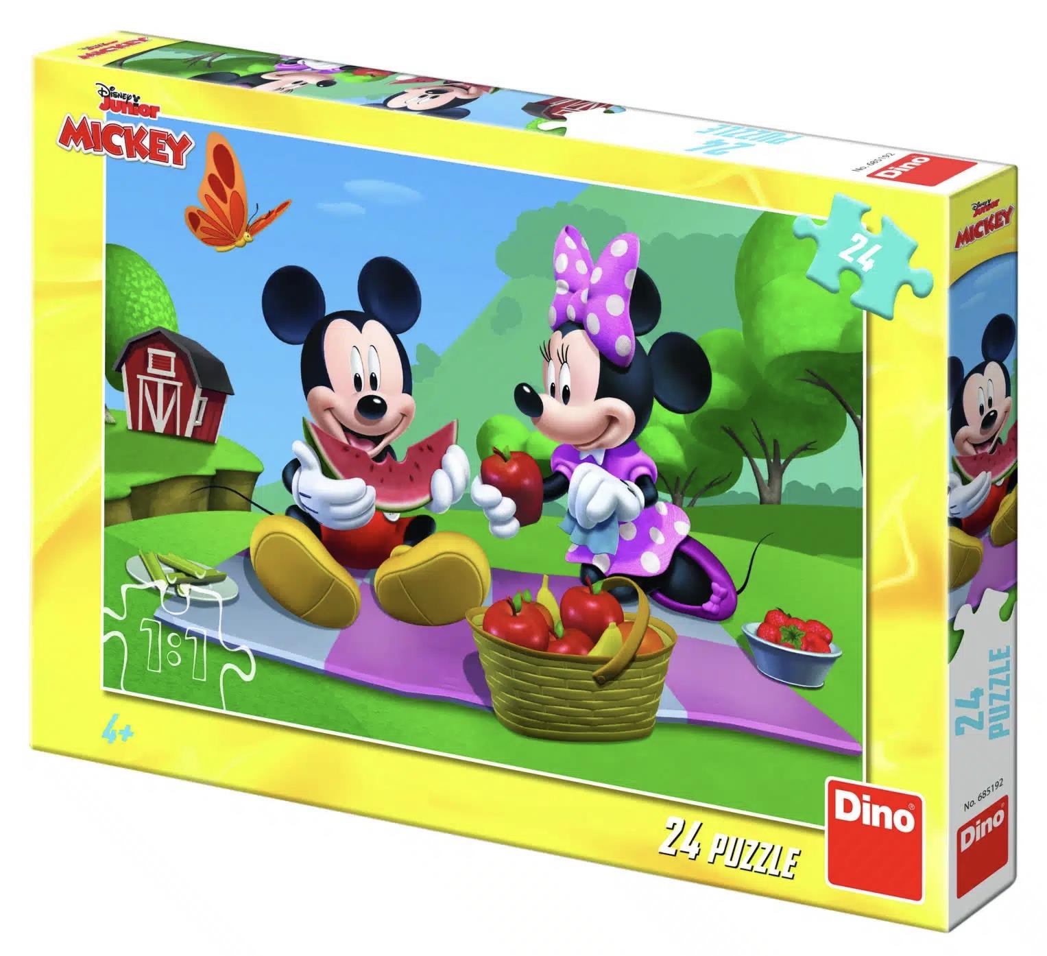 פאזל מיקי מאוס בפיקניק 24 חלקים