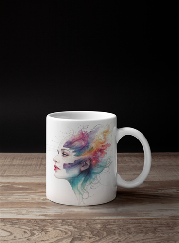 ספל מעוצב לאישה פורצת דרך, מתנה ליזמית בתחילת דרך, inspirational mug for bold women, ספל אמנותי יוקרתי, מתנה לאישה שמתחילה מח