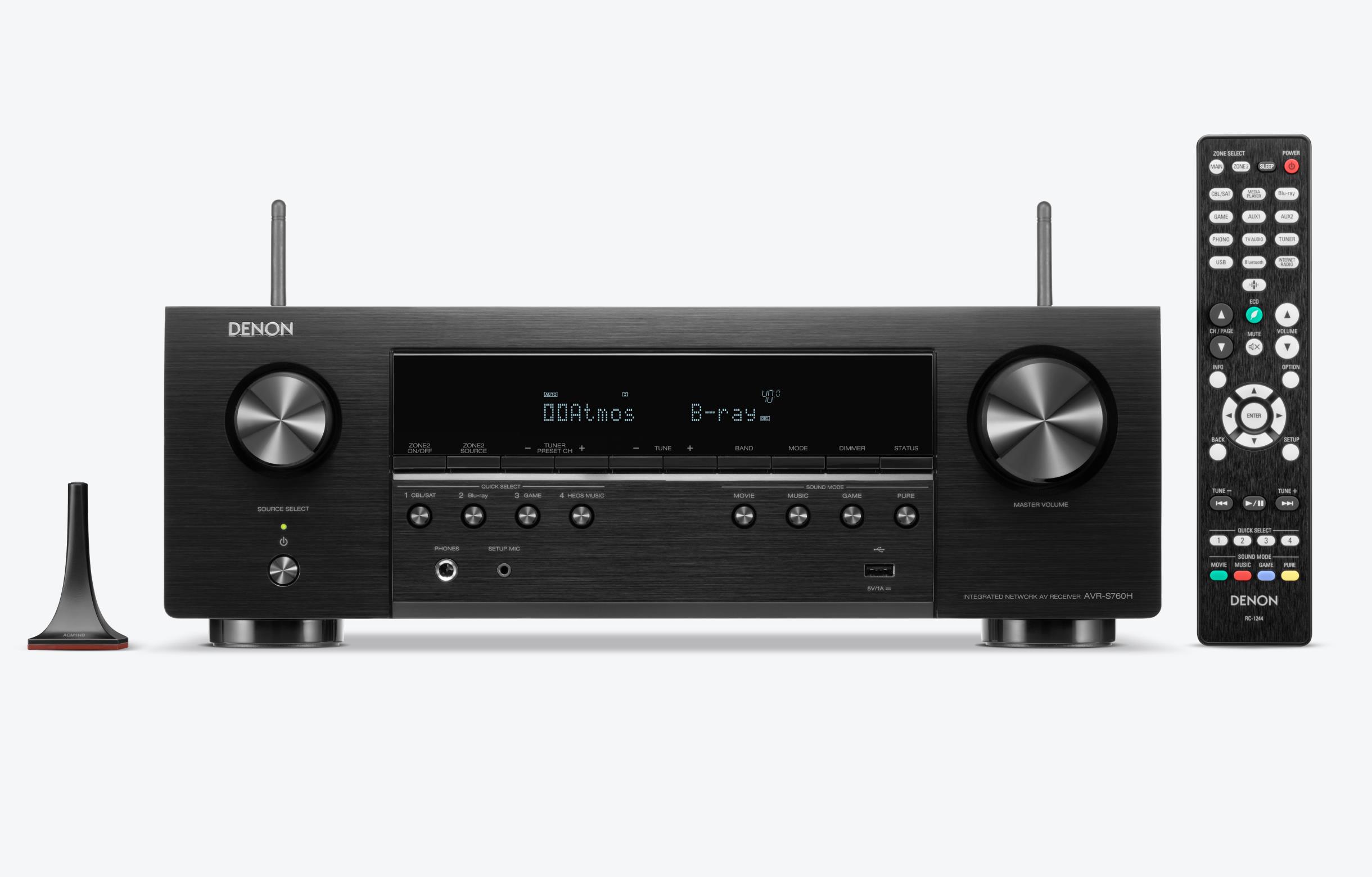 Denon – AVR-S760H | רסיבר לקולנוע ביתי Denon – AVR-S760H | רסיבר לקולנוע ביתי