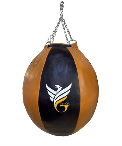 שק אגרוף עור FINIQA ROUND BAG 55KG