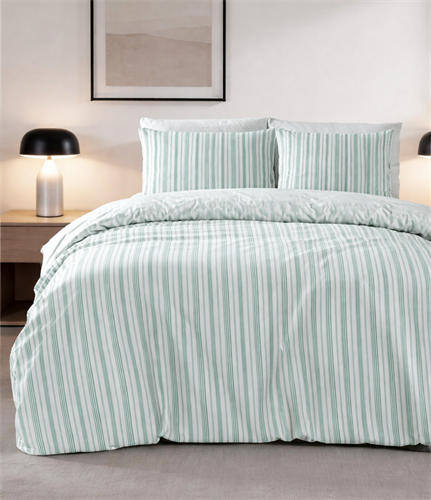 מצעי כותנה דגם גברדין Gabardine צבע מנטה | מבחר מידות