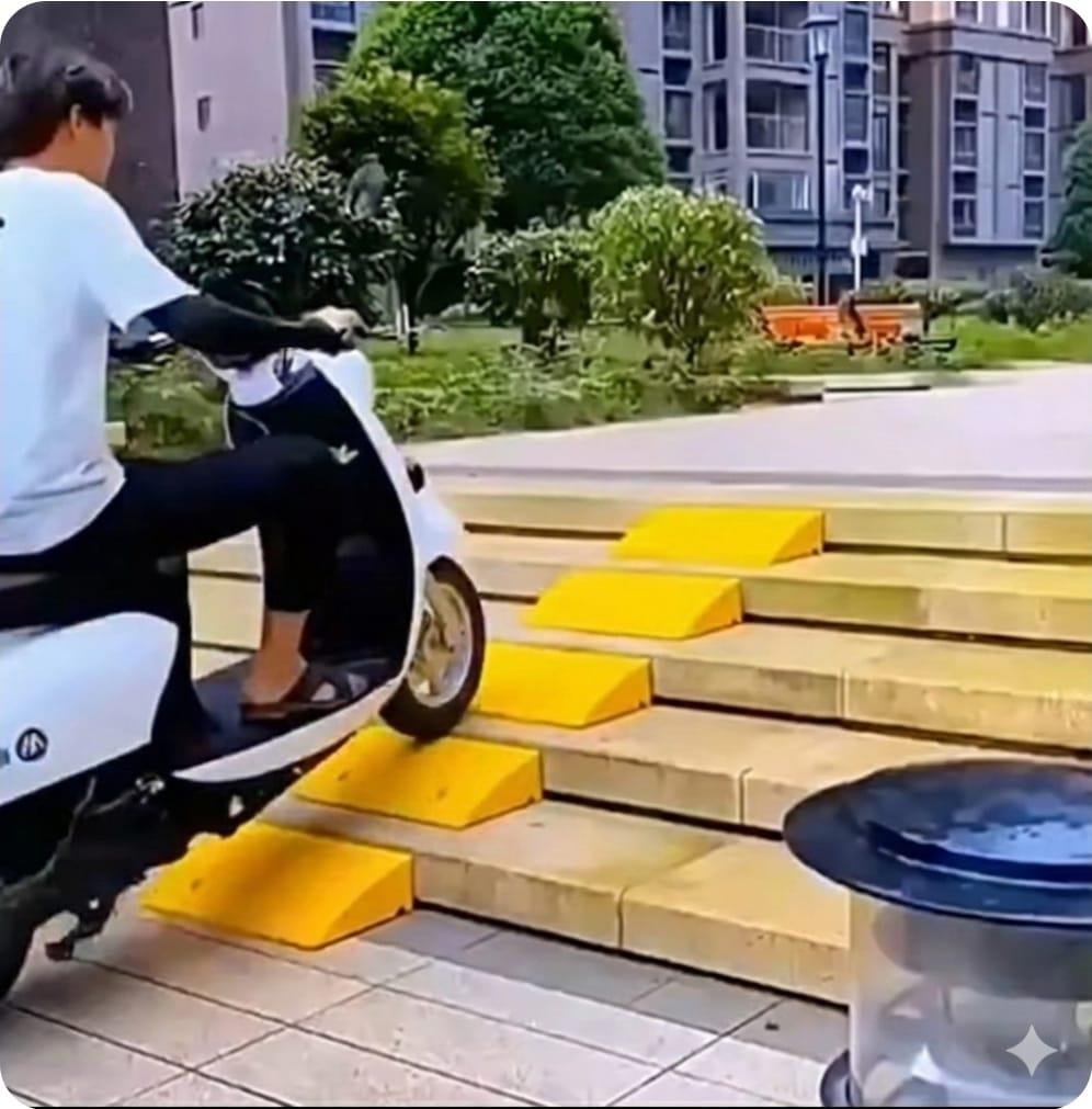 רמפה למדרגה 17 סמ רמפות למדרכה רוחב 50 סמ אורך 40 סמ עליה וירידה נוחה פלסטיק צהוב קמפינג לייף רמפה למדרגה 17 סמ רמפות למדרכה רוחב 50 סמ אורך 40 סמ עליה וירידה נוחה פלסטיק צהוב קמפינג לייף